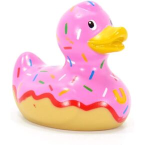 Donut (Mini) Rubber Duck Bath Toy by Bud Duck | Elegant Gift Packaging Do not Worry be Happy! | Child Safe | Collectable