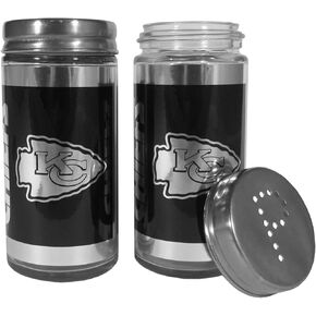 Siskiyou Sports NFL Kansas City Chiefs Black Salt & Pepper Shaker كانساس سيتي تشيفز، مقاس واحد، أسود in Saudi Arabia