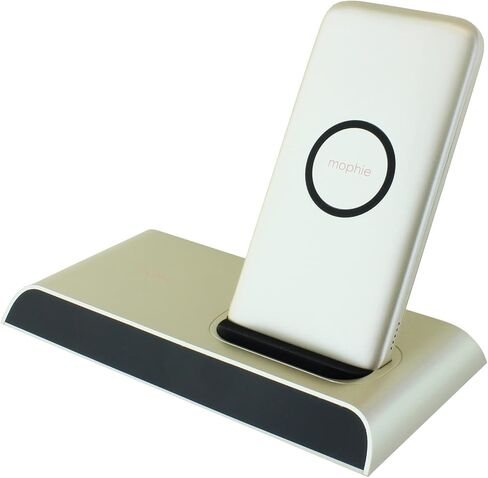 قاعدة شحن لاسلكية موفي باور ستيشن مع بنك طاقة قابل للإزالة بقدرة 10,00 مللي أمبير في الساعة، يمكن شحن ما يصل إلى 3 أجهزة in Kuwait