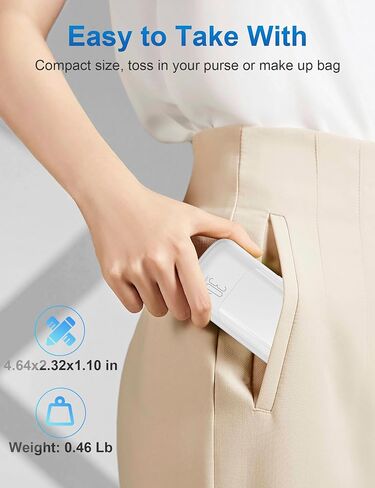 Small Mini Portable Charger with Built in Cable,Compact Power Bank 30W in/Output Fast Charging,10000mAh Cute USB C Battery Pack Travel Essentials,Compatible iPhone 15/14/13/12/11 Samsung in Saudi Arabia