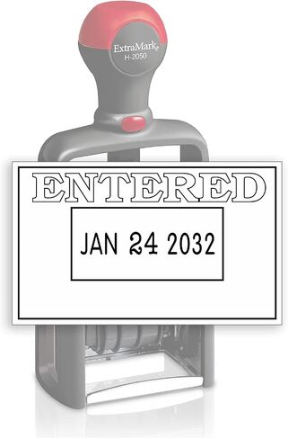 Heavy Duty Style Office Date Stamp with Approved - Self Inking Dater - Style B - Black Ink Color in Saudi Arabia