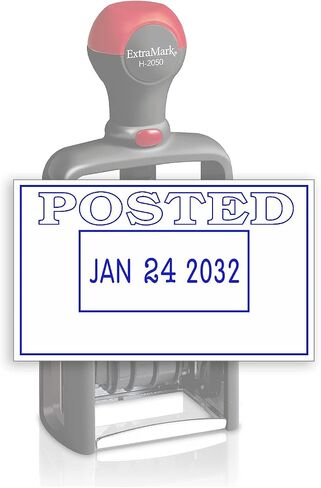Heavy Duty Style Office Date Stamp with Approved - Self Inking Dater - Style B - Black Ink Color in Saudi Arabia