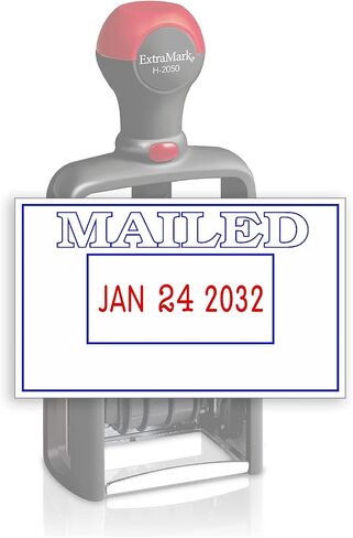 Heavy Duty Style Office Date Stamp with Approved - Self Inking Dater - Style B - Black Ink Color in Saudi Arabia