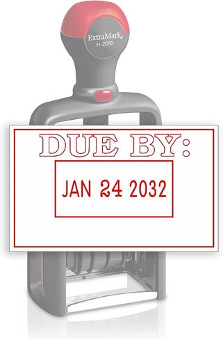 Heavy Duty Style Office Date Stamp with Approved - Self Inking Dater - Style B - Black Ink Color in Saudi Arabia