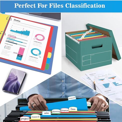 مجموعة 3 فواصل من Jyusmile مكونة من 8 علامات تبويب، وفواصل مؤشرة لـ 3 حلقات، وفواصل بلاستيكية متعددة الألوان مع 3 فتحات ثقب، و24 قطعة فواصل للوازم المدرسية والمكتبية in Kuwait