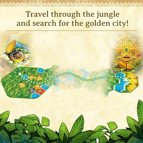 Ravensburger The Quest for El Dorado - Exciting Strategy Board Game | Suitable for Kids & Adults | Designed for 2-4 Players | Inclusive of Mini Expansion in Saudi Arabia