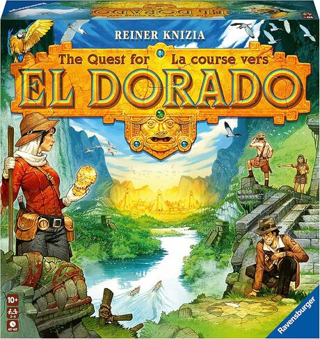 Ravensburger The Quest for El Dorado - Exciting Strategy Board Game | Suitable for Kids & Adults | Designed for 2-4 Players | Inclusive of Mini Expansion in Saudi Arabia