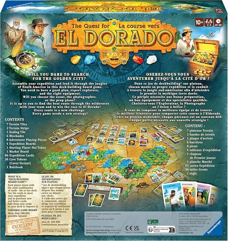 Ravensburger The Quest for El Dorado - Exciting Strategy Board Game | Suitable for Kids & Adults | Designed for 2-4 Players | Inclusive of Mini Expansion in Saudi Arabia
