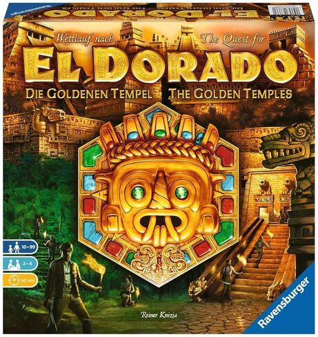 Ravensburger The Quest for El Dorado - Exciting Strategy Board Game | Suitable for Kids & Adults | Designed for 2-4 Players | Inclusive of Mini Expansion in Saudi Arabia