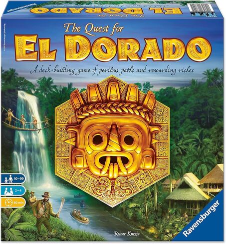 Ravensburger The Quest for El Dorado - Exciting Strategy Board Game | Suitable for Kids & Adults | Designed for 2-4 Players | Inclusive of Mini Expansion in Saudi Arabia