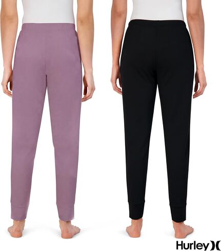 Hurley Womens 2 pack pajama pants, cute super soft sleep joggers in Saudi Arabia