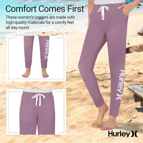Hurley Womens 2 pack pajama pants, cute super soft sleep joggers in Saudi Arabia
