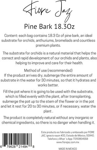 Pine bark Premium for Orchids (17.7 Oz) Especial for Orchids in Saudi Arabia