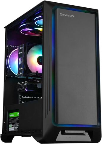 Gaming PC Desktop – AMD Ryzen7 5700G 3.8GHz, AMD Radeon Graphics, 1TB NVME SSD, 16GB DDR4 RAM 3200, 550W PSU, Wi-Fi 6, Windows 11 Home 64-bit in Saudi Arabia