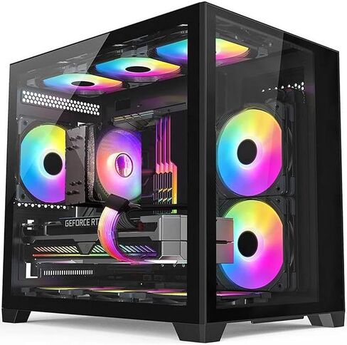 Gaming PC Desktop – AMD Ryzen7 5700G 3.8GHz, AMD Radeon Graphics, 1TB NVME SSD, 16GB DDR4 RAM 3200, 550W PSU, Wi-Fi 6, Windows 11 Home 64-bit in Saudi Arabia