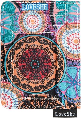 محفظة نسائية RFID تحجب بطاقة الائتمان على الطراز البوهيمي بسحاب حول محفظة الهاتف وبطاقة الائتمان للنساء T-TY in Kuwait