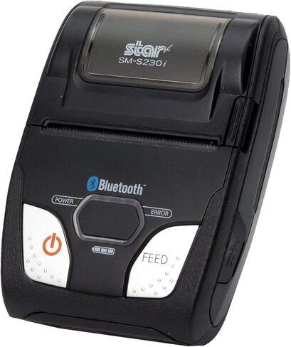 Star Micronics SM-S230i Compact and Portable Bluetooth/USB Receipt Printer with Tear Bar - Supports iOS, Android, Windows (Renewed) in Saudi Arabia
