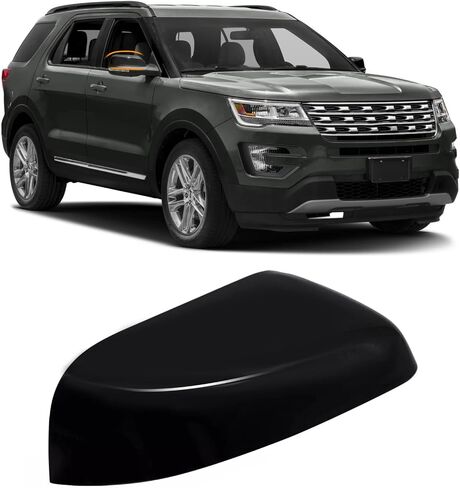 Moonlinks Compatible with Ford Explorer 2016 2017 2018 2019 Right Passenger Side Mirror Cap Cover,Glossy Black Right Side Mirror Cover Replacement for GB5Z17D742AA RH Side Door Rearview Mirror Cover in Saudi Arabia