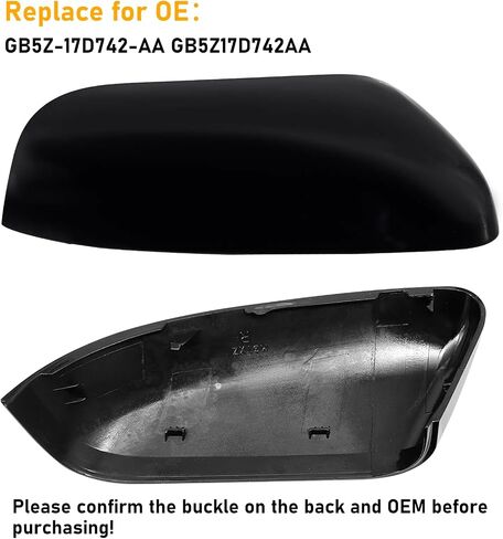Moonlinks Compatible with Ford Explorer 2016 2017 2018 2019 Right Passenger Side Mirror Cap Cover,Glossy Black Right Side Mirror Cover Replacement for GB5Z17D742AA RH Side Door Rearview Mirror Cover in Saudi Arabia