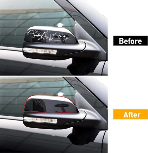Moonlinks Compatible with Ford Explorer 2016 2017 2018 2019 Right Passenger Side Mirror Cap Cover,Glossy Black Right Side Mirror Cover Replacement for GB5Z17D742AA RH Side Door Rearview Mirror Cover in Saudi Arabia