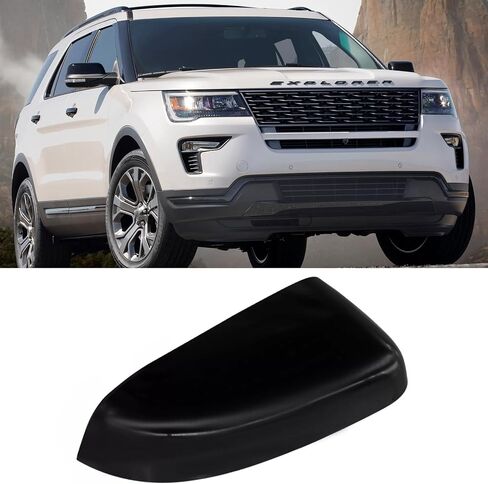 Moonlinks Compatible with Ford Explorer 2016 2017 2018 2019 Right Passenger Side Mirror Cap Cover,Glossy Black Right Side Mirror Cover Replacement for GB5Z17D742AA RH Side Door Rearview Mirror Cover in Saudi Arabia