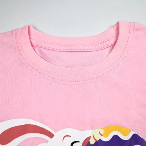 Easter Shirt for Toddler Boys Girls Bunny Outfits Short Sleeve Cotton Kids Eggs Hunt T-Shirt Tractor Tee Top in Kuwait