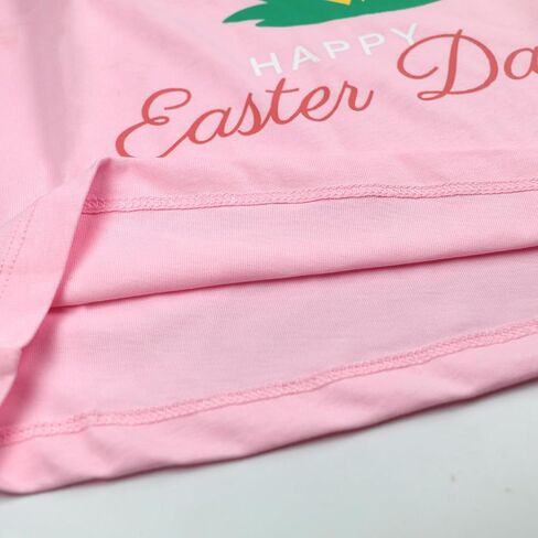 Easter Shirt for Toddler Boys Girls Bunny Outfits Short Sleeve Cotton Kids Eggs Hunt T-Shirt Tractor Tee Top in Kuwait