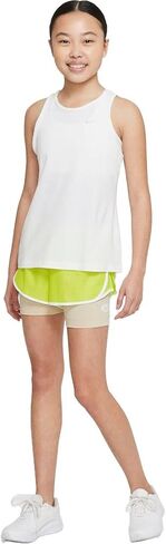 شورت التدريب Dri-FIT Tempo 2 في 1 من نايكي للفتيات (أخضر ذري) مقاس XL in Saudi Arabia