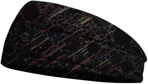 Men's and Women's Sports Color Headband (2 Pieces), ice Silk Cool Comfort, Moisture and Sweat Sweat, Fitness, Running, Cycling, Soccer, Yoga, Women's and Men's Hair Band in Saudi Arabia