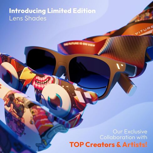 XR Glasses Lens Shade, Limited Edition Let's Play, Block Out All Ambient Light, Easy to Attach in Kuwait