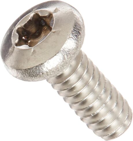 أجزاء صغيرة 18-8 برغي آلة رأس المقلاة من الفولاذ المقاوم للصدأ، يلبي ASME B18.6.3، T15 Star Drive، حجم الخيط #6-32، طول 3/8 بوصة، ملولب بالكامل، مستورد (عبوة من 50 قطعة) in Kuwait