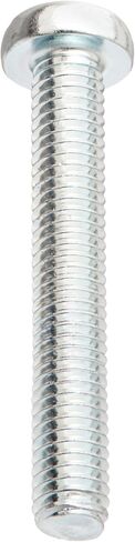 Small Parts Steel Pan Head Machine Screw, Zinc Plated, Meets JIS B1111, #2 Phillips Drive, M3-0.5 Thread Size, 20 mm Length, Fully Threaded, Imported (Pack of 50) in Saudi Arabia