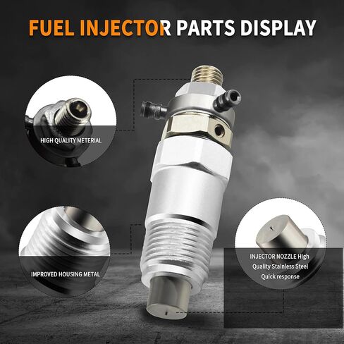 حاقن الوقود 15271-53020 70000-65209 متوافق مع محرك كوبوتا D950 D1302 D1402 V1702 V1902 (4 قطعة) in Saudi Arabia