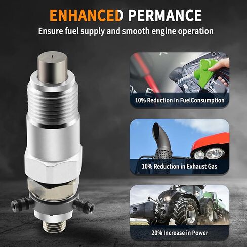 حاقن الوقود 15271-53020 70000-65209 متوافق مع محرك كوبوتا D950 D1302 D1402 V1702 V1902 (4 قطعة) in Saudi Arabia