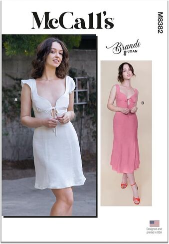 McCall's Misses' Close-Fitting Dresses Sewing Pattern Packet by Brandi Joan, Design Code M8382, Sizes 8-10-12-14-16 in Saudi Arabia