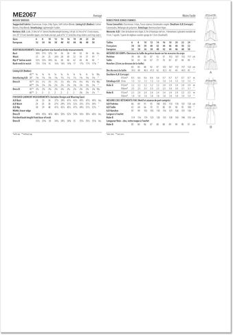 Know Me Misses' Off-The-Shoulder Ruffle Dresses Sewing Pattern Packet by The Stitch Fitz, Design Code ME2067, Sizes 6-8-10-12-14, Multicolor in Saudi Arabia