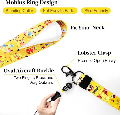 Keropi Lanyard with ID Badge Holder, Kawaii Retractable Reel ID Holder for Keys Keychain, Cartoon Green Frog ID Clip, Neck Supplies for Girls Men Kids in Saudi Arabia