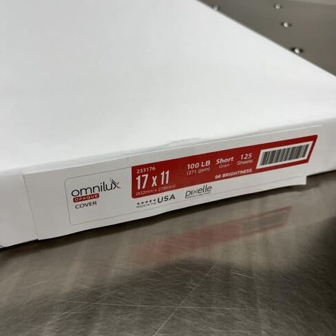 Omnilux Opaque Digital 17x11 100lb/271g Cardstock 125/pkg 233176 in Saudi Arabia