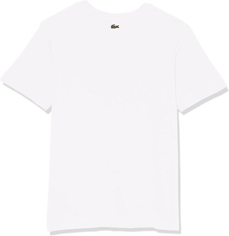 Lacoste Boys Contrast Branded Cotton Jersey T-Shirt in Saudi Arabia