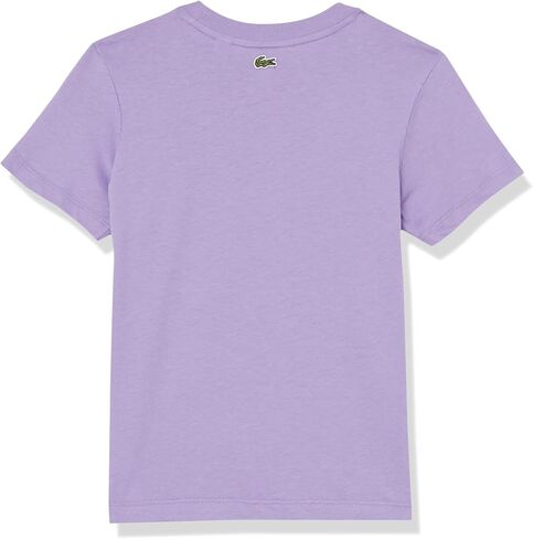 Lacoste Boys Contrast Branded Cotton Jersey T-Shirt in Saudi Arabia