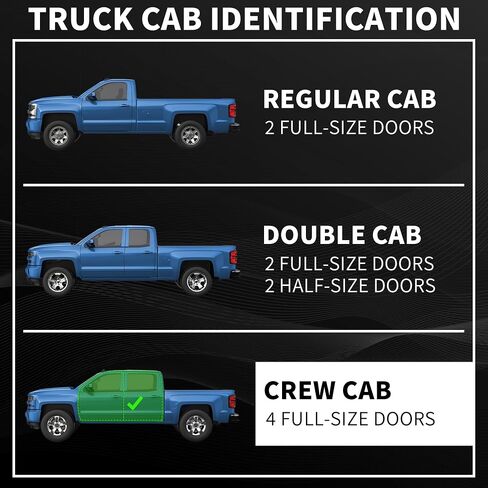 ألواح تشغيل بخطوات جانبية مقاس 6 بوصات قضبان Nerf متوافقة مع 2015-2023 Ford F150 Super Crew Cab/2017-2022 Ford F250 F350 Super Duty Crew Cab in Saudi Arabia