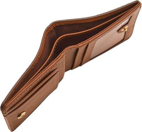Fossil Logan Small Bifold, Brown in Saudi Arabia