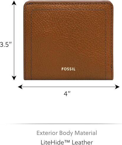 Fossil Logan Small Bifold, Brown in Saudi Arabia