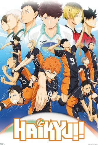الاتجاهات الدولية هايكيو!! - ملصق حائط Key Art 2، مقاس 22.37 بوصة × 34.00 بوصة، إصدار غير مؤطر in Saudi Arabia