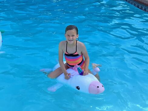Posh Creations Floating Animal Pool Floats and Noodles with EPS for Kids, Teens and Adults, Comfy Stuffed Pool Float for Lounging, Mesh in Saudi Arabia
