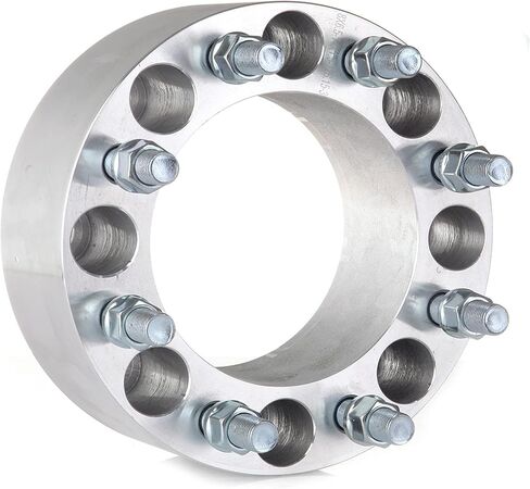 ECCPP 2X 3 بوصة محولات فواصل العجلات 8 العروة 8x6.5 إلى 8x6.5 126.15 مللي متر 14x1.5 يناسب سيلفرادو 1500 HD لسيلفرادو 2500 HD لسيلفرادو 3500 للضواحي 2500 لرام 2500 3500 in Saudi Arabia