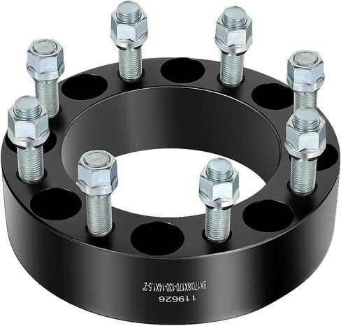 ECCPP 4PCS 2 inch 50mm Wheel Spacers 8x170mm to 8x170mm 8 Lug 14x1.5 Studs 130mm fits for 1999-2022 for Ford F-250 F-350 Super Duty 1999-2016 for Ford F-350 2003-2005 for Excursion in Saudi Arabia