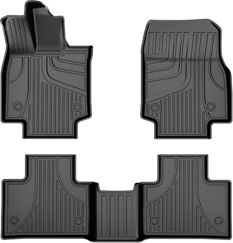 Floor Mats for Lexus RX RX350 RX350h RX500h 2023-2024, TPE Automotive Floor Mats All Weather Protection Mat Include Front and Rear Row Liner Black in Saudi Arabia