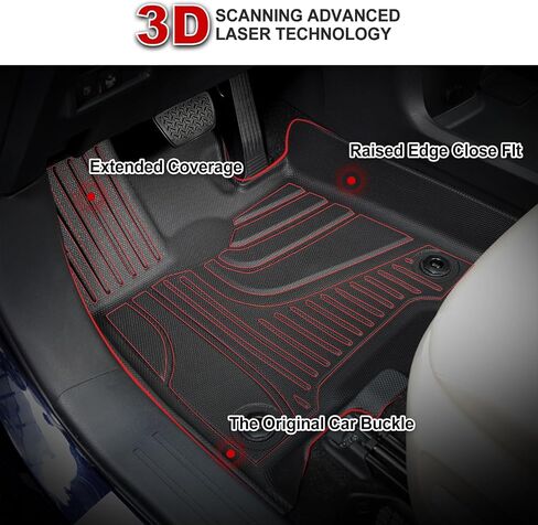Floor Mats for Lexus RX RX350 RX350h RX500h 2023-2024, TPE Automotive Floor Mats All Weather Protection Mat Include Front and Rear Row Liner Black in Saudi Arabia
