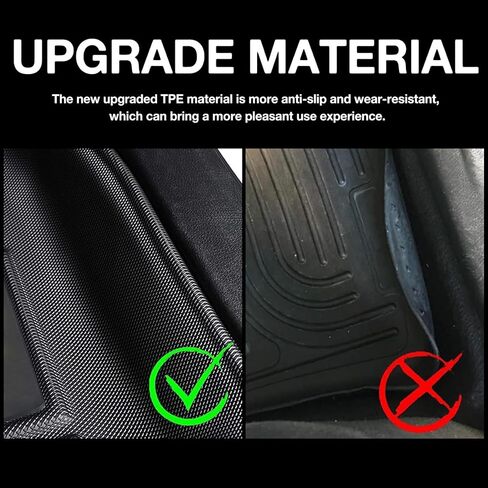 Floor Mats for Lexus RX RX350 RX350h RX500h 2023-2024, TPE Automotive Floor Mats All Weather Protection Mat Include Front and Rear Row Liner Black in Saudi Arabia